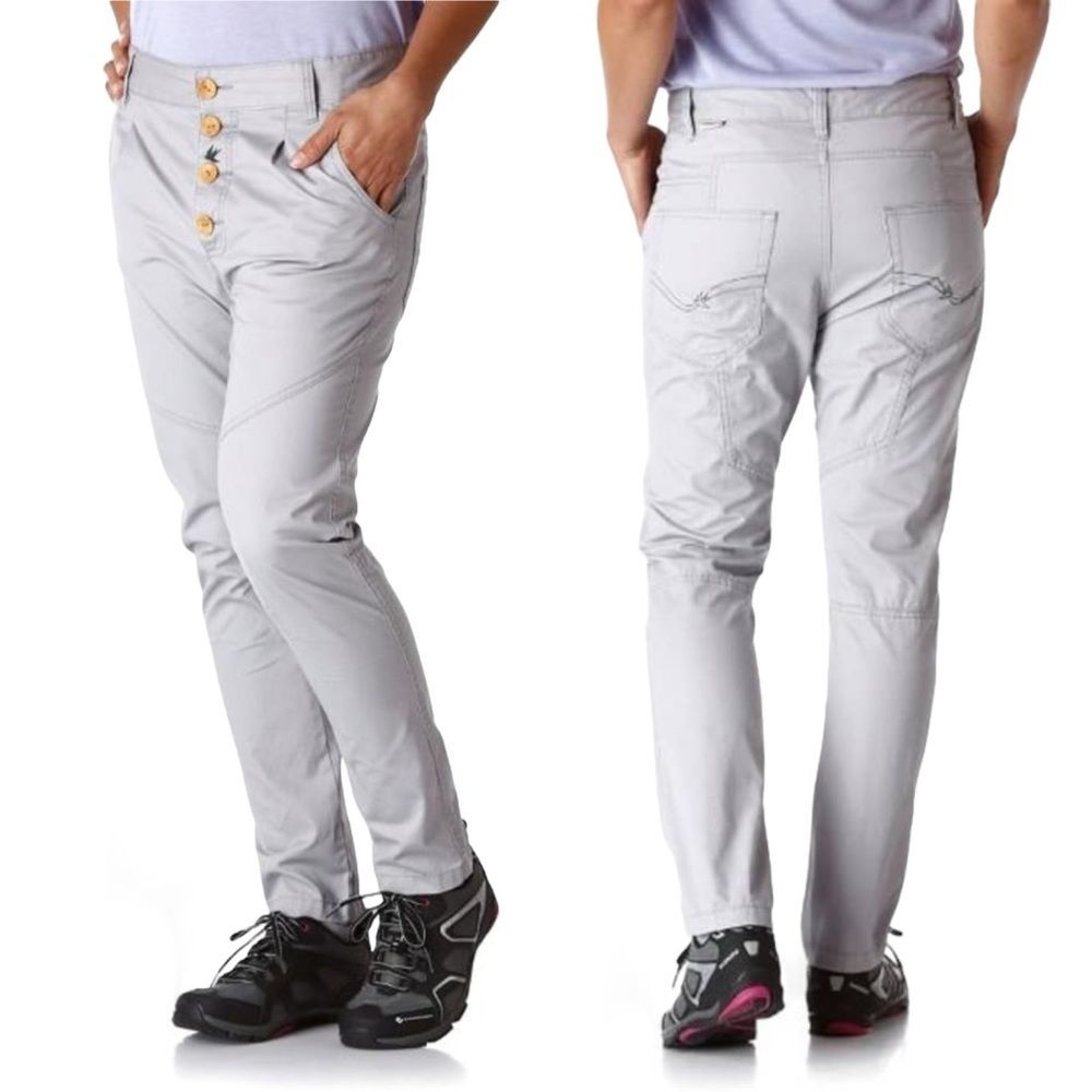 Maloja CharlyM Twill Bike Pants in Light Gray Smoke Size Medium Hiking Outdoors